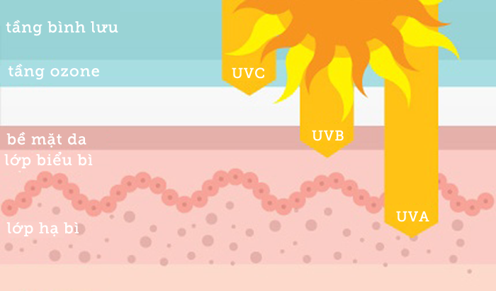 Tia UV có mấy loại? Loại nào ảnh hưởng xấu tới da? | Vinmec