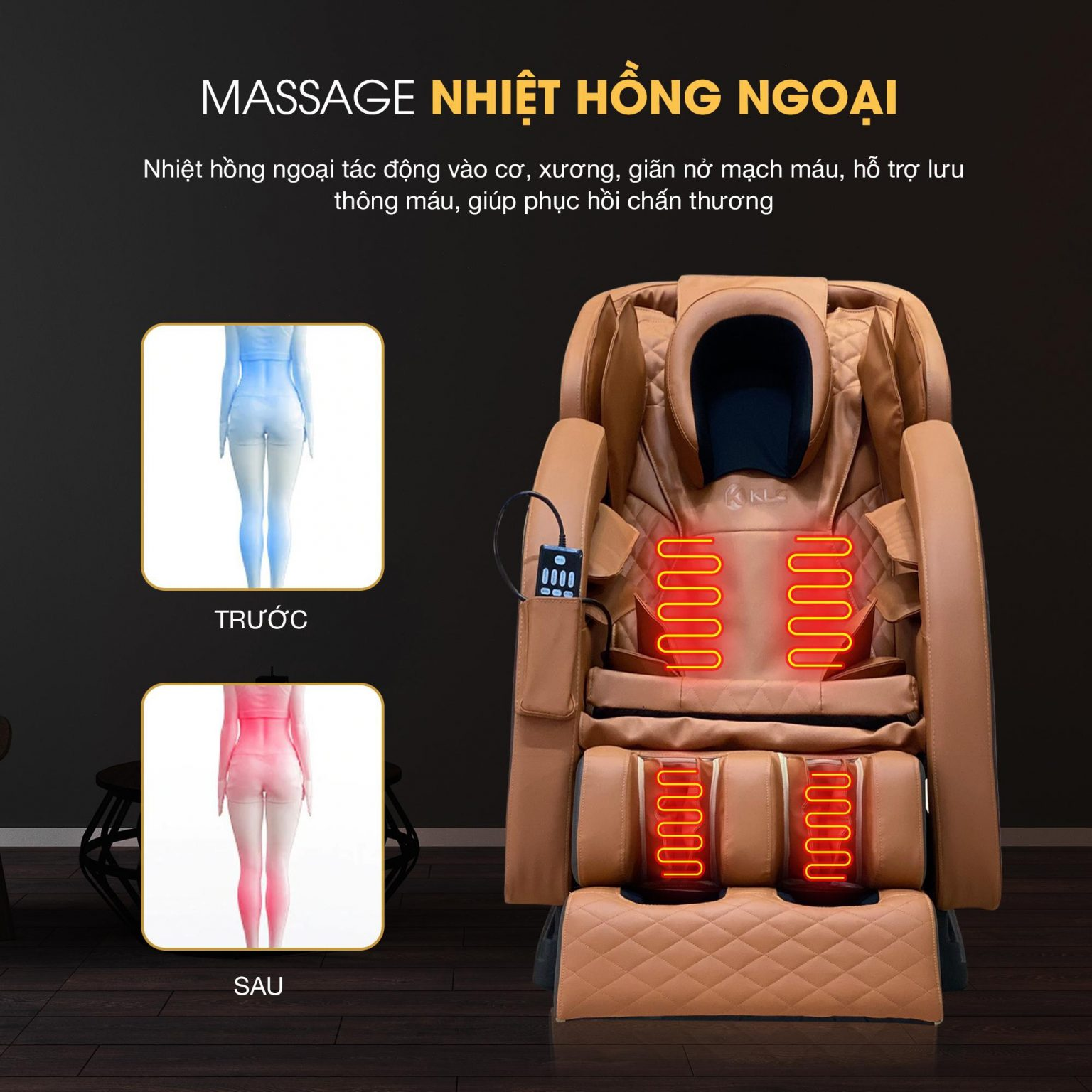 Ghế massage giá rẻ được tích hợp đầy đủ các tính năng hiện đại cơ bản 
